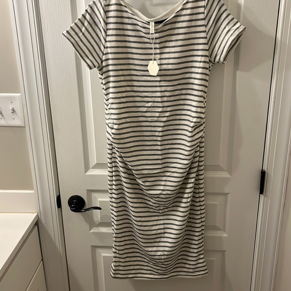 Pink blush size small, maternity dress